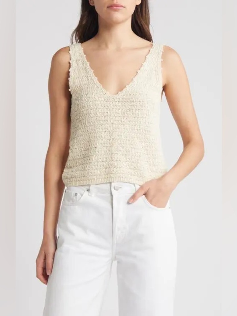 Rails Mathilde Cotton Crochet Tank Top